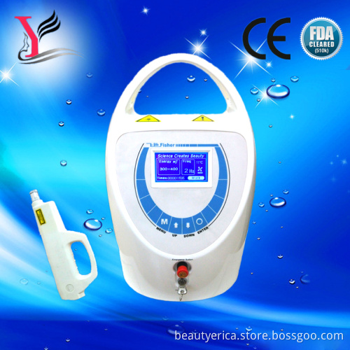 High Power 1064nm & 532nm Q switch Nd Yag laser Tattoo Removal/pigement removal Beauty Machine